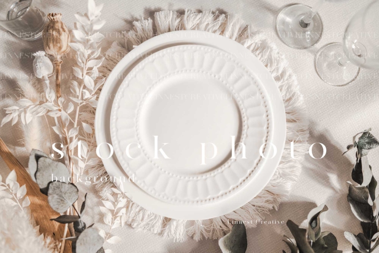 Dinner Plate Stock Photography