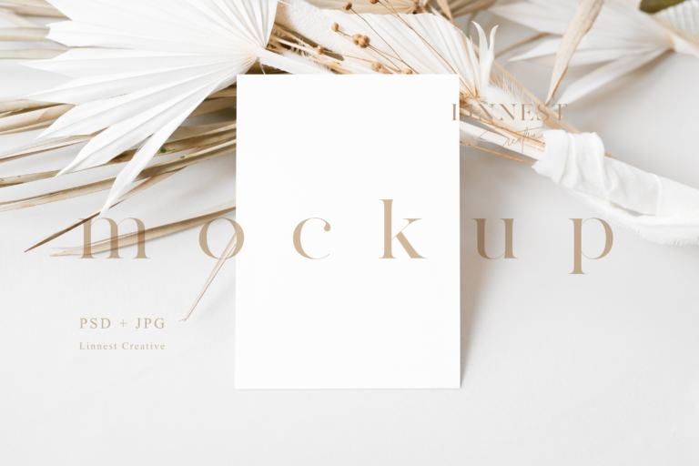 5×7 Vertical Card Mockup