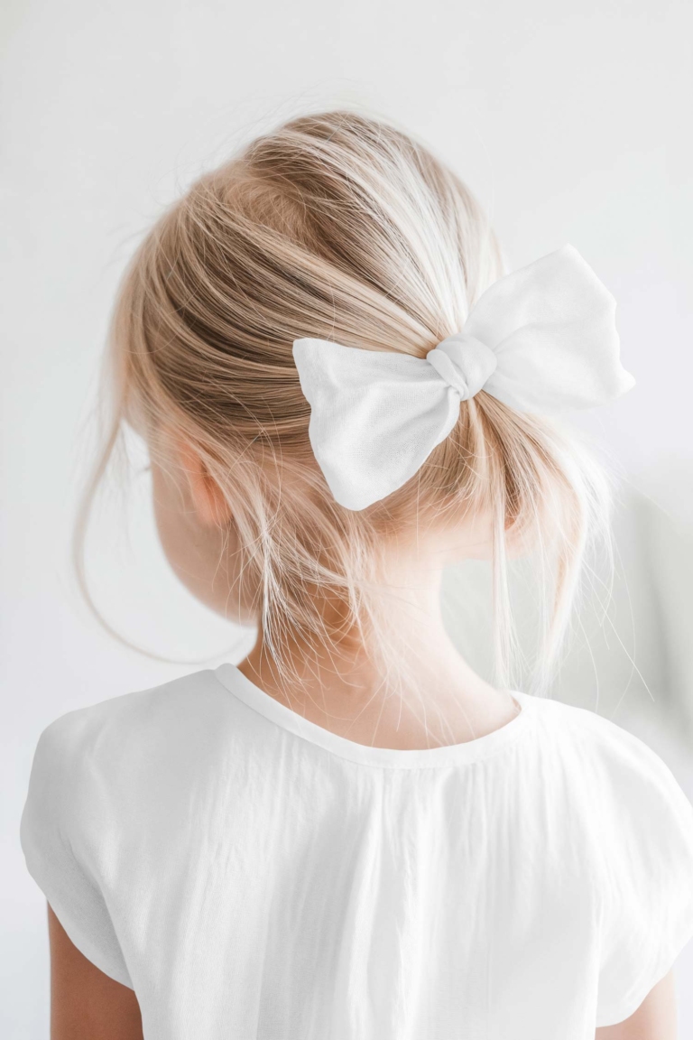 Hair Bow and Dress Mockup